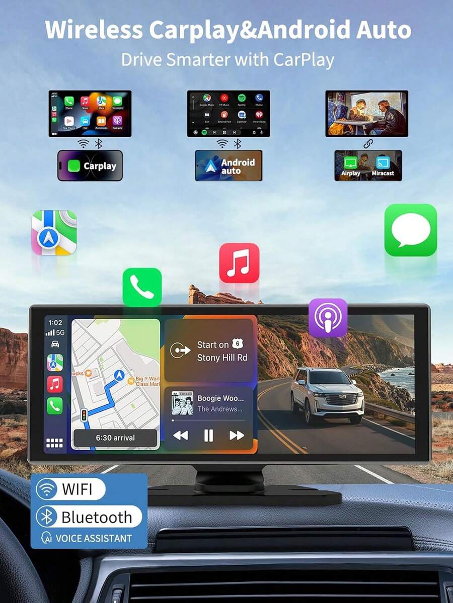 Pantalla inalámbrica con CarPlay