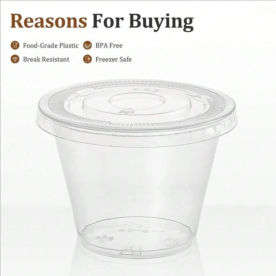 100 Vasitos de plástico