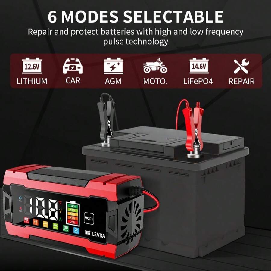 Cargador de baterías de coche