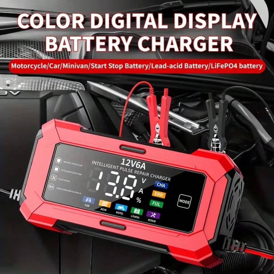 Cargador batería universal para automóvil