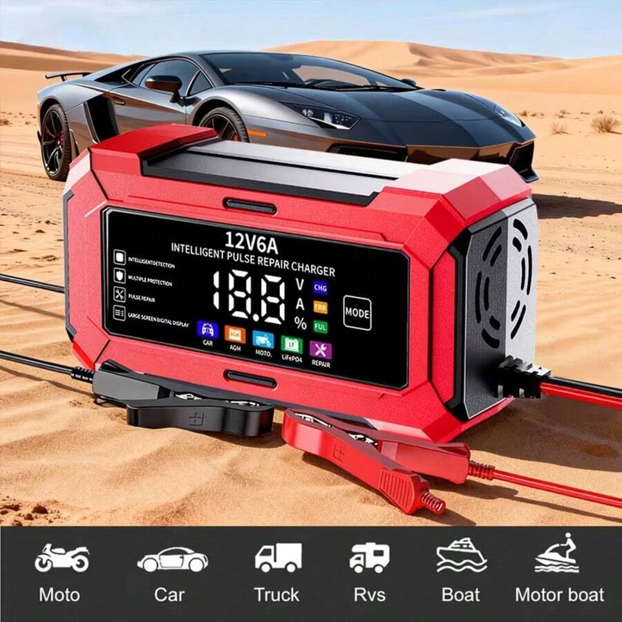 Cargador batería universal para automóvil