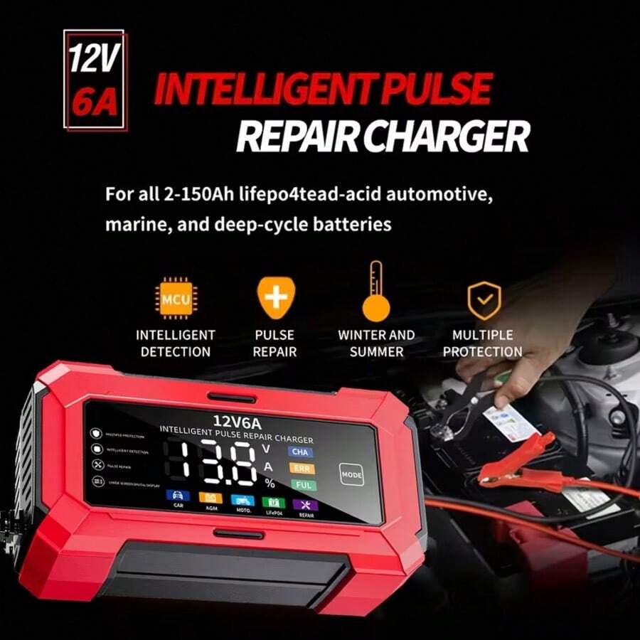 Cargador batería universal para automóvil