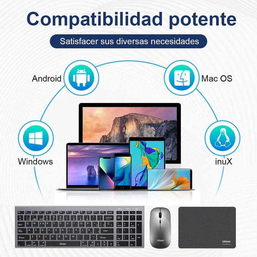 Teclado y Ratón Inalámbricos