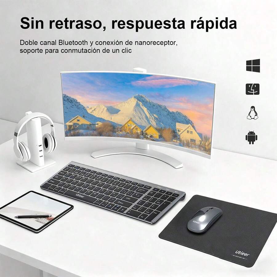 Teclado y Ratón Inalámbricos