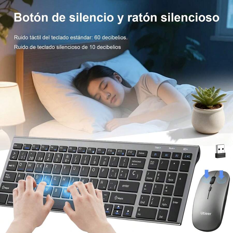 Teclado y Ratón Inalámbricos