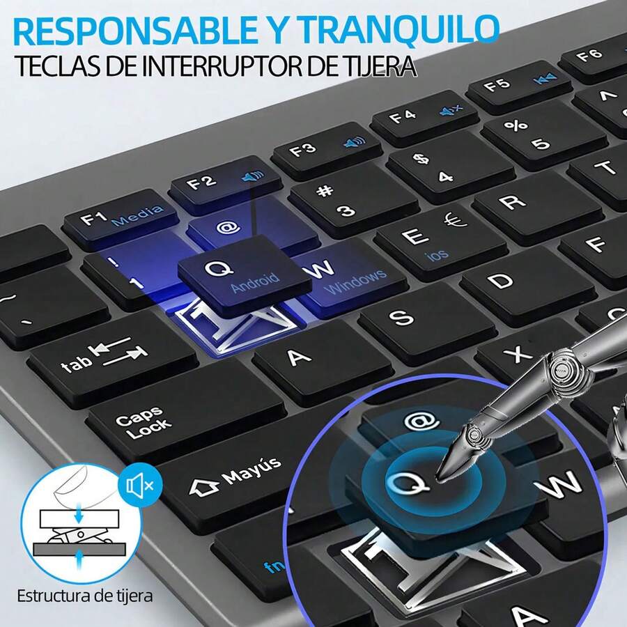 Teclado y Ratón Inalámbricos