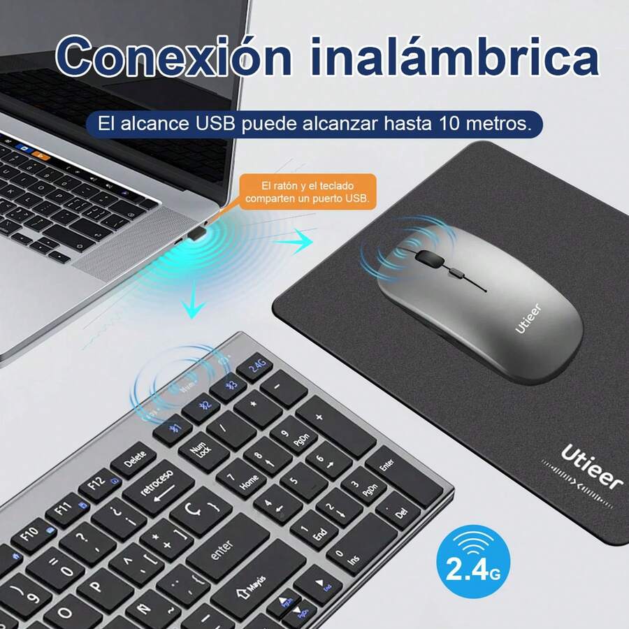 Teclado y Ratón Inalámbricos
