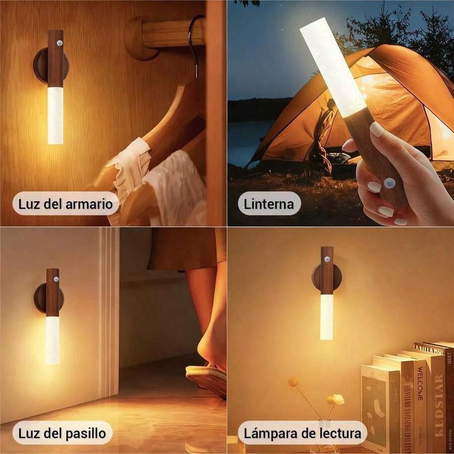 Lámpara nocturna magnética