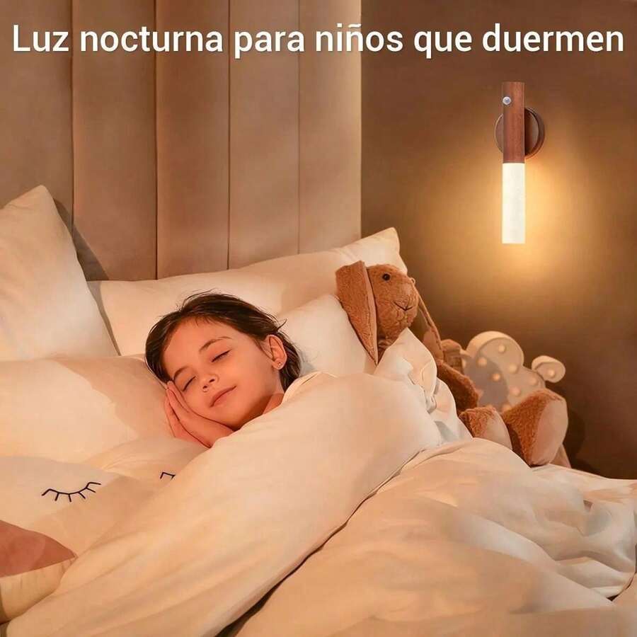 Lámpara nocturna magnética