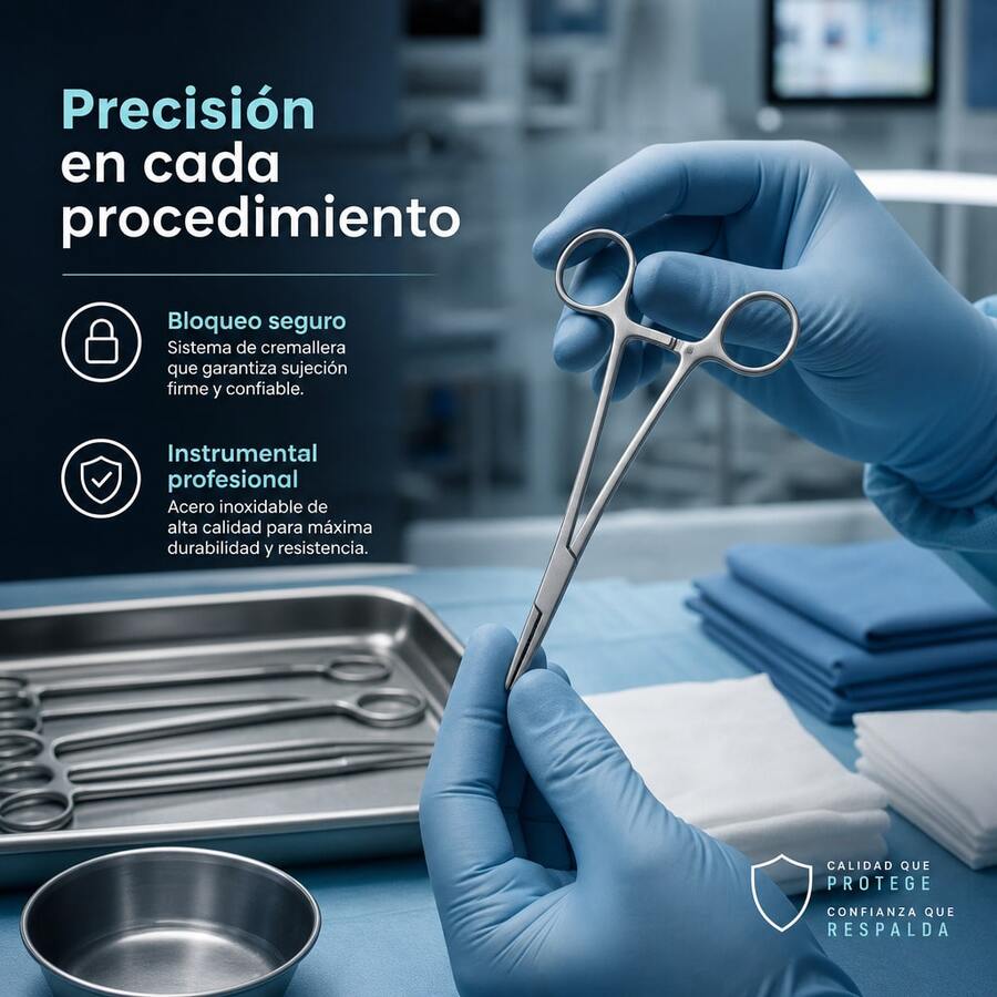 Porta Agujas Mayo Hegar Acero Inox
