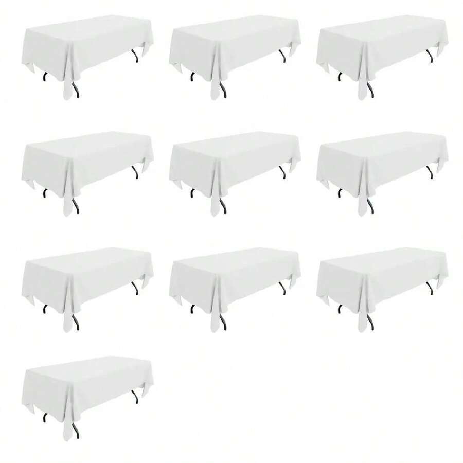 10 Piezas Manteles Rectangulares