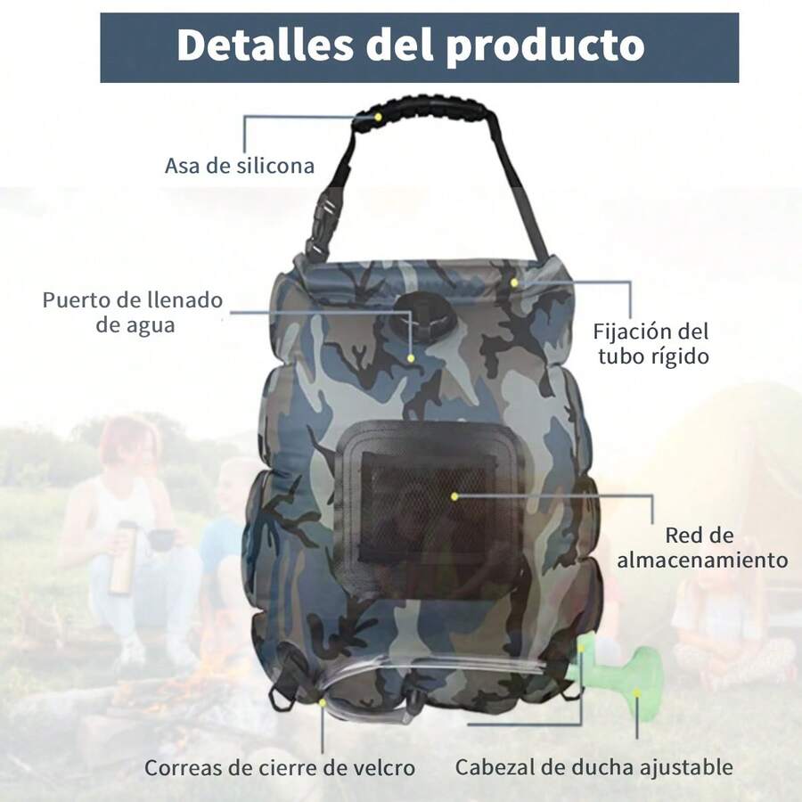 Bolsa de Ducha Portátil