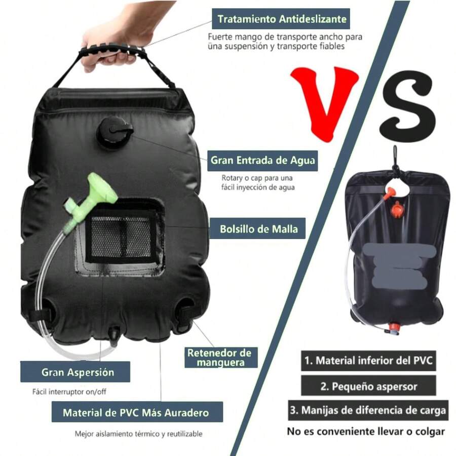 Bolsa de Ducha Portátil