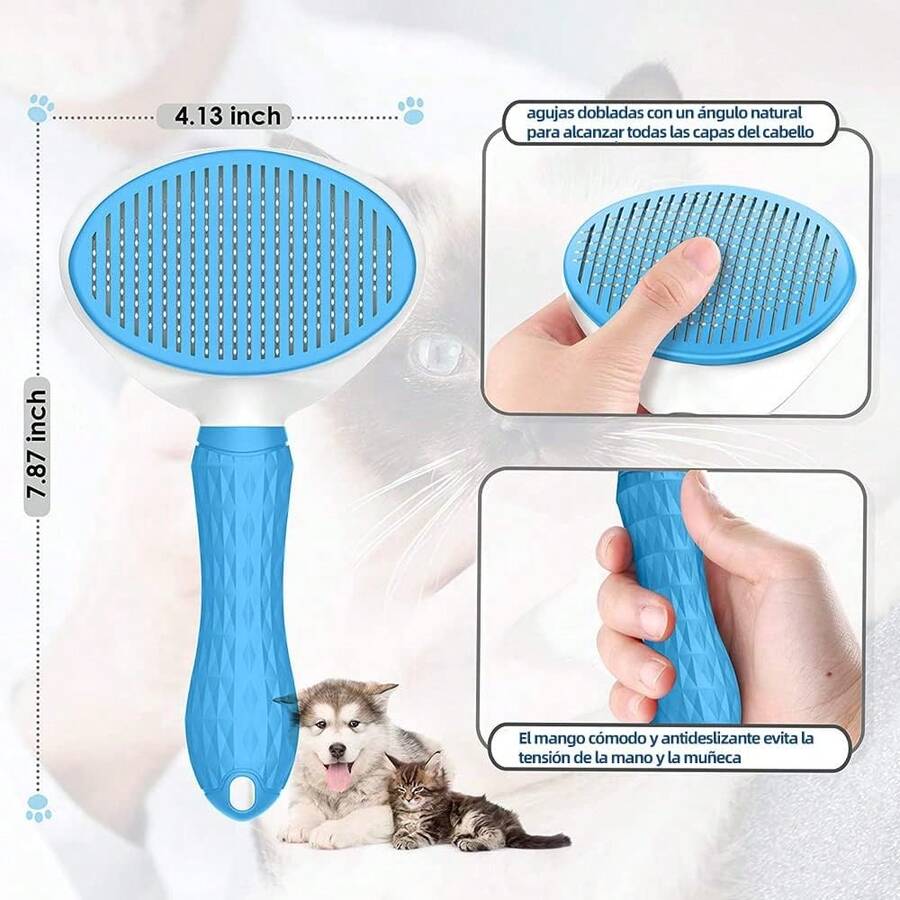 Cepillo Deslanador para Perros y Gatos