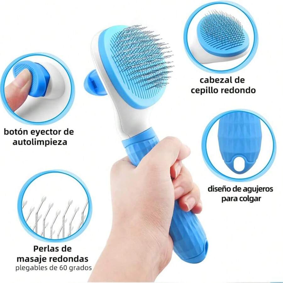Cepillo Deslanador para Perros y Gatos