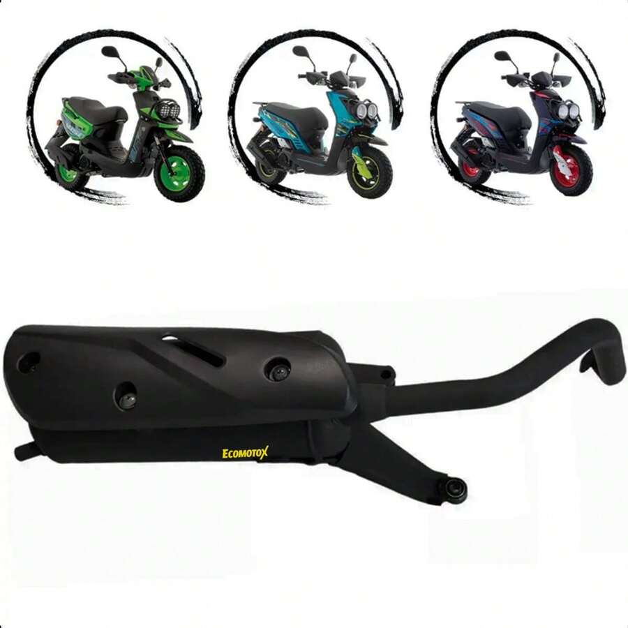 Escape Negro Compatible con Italika W150 / WS150 / XW150 – Rendimiento eficiente, ajuste preciso y estilo deportivo
