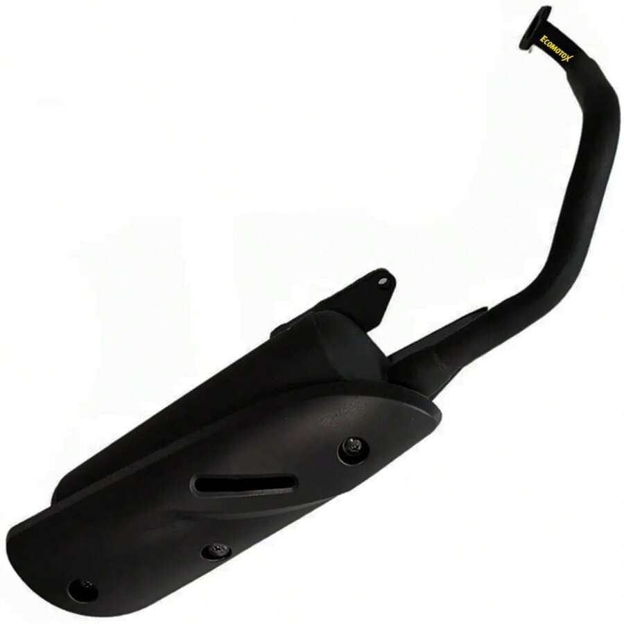 Escape Negro Compatible con Italika W150 / WS150 / XW150 – Rendimiento eficiente, ajuste preciso y estilo deportivo