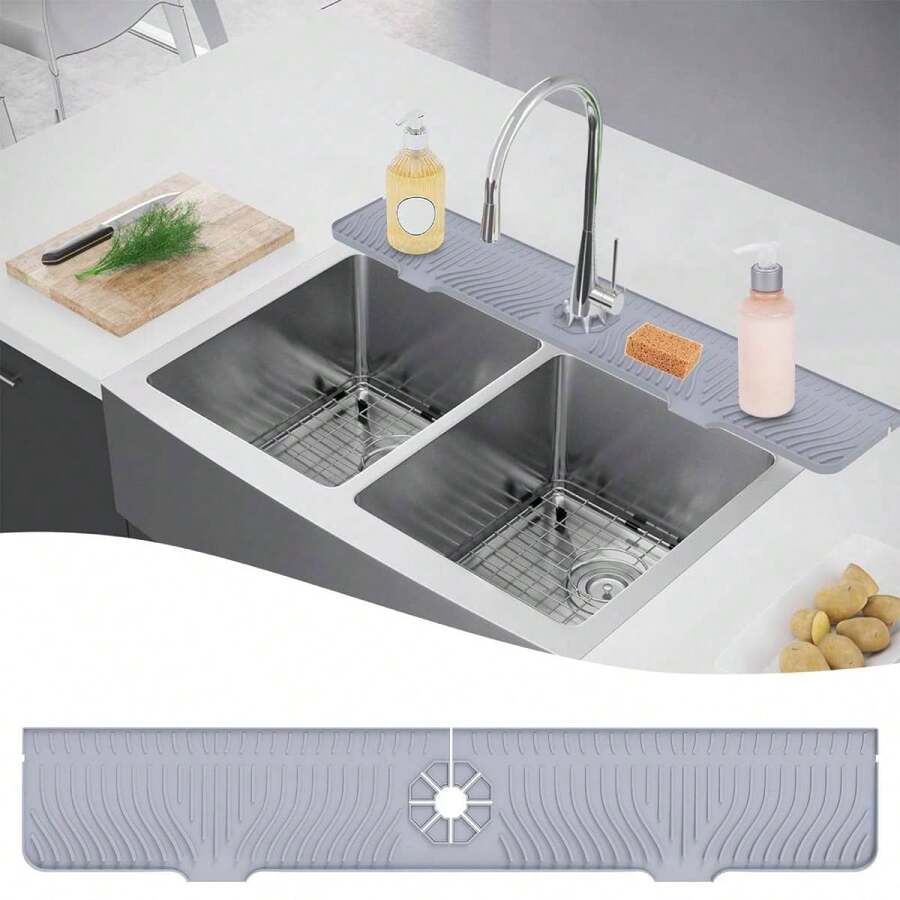 Alfombrilla de grifo más larga para fregadero de cocina