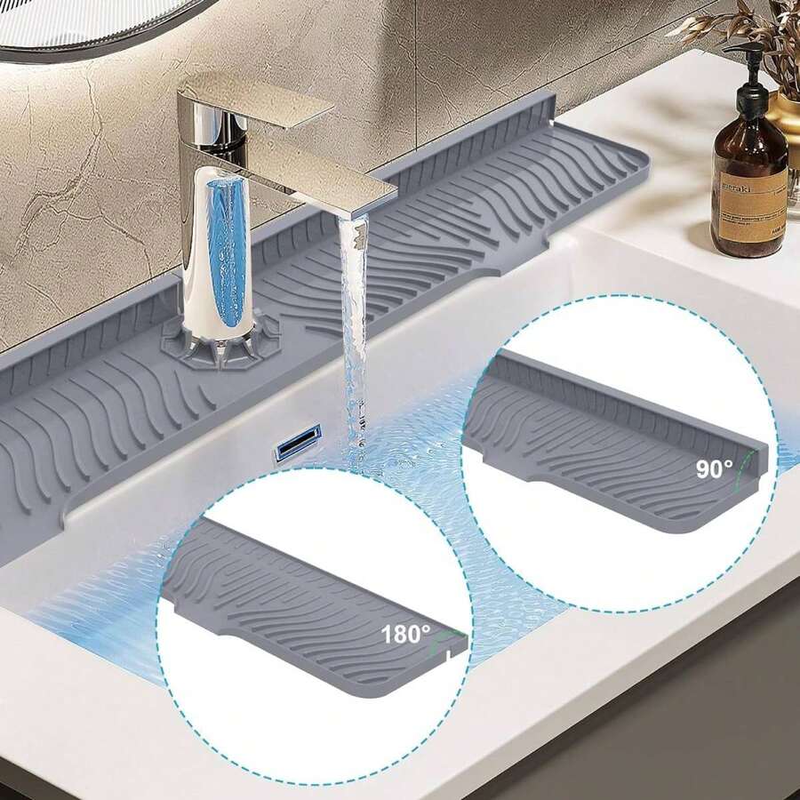 Alfombrilla de grifo más larga para fregadero de cocina