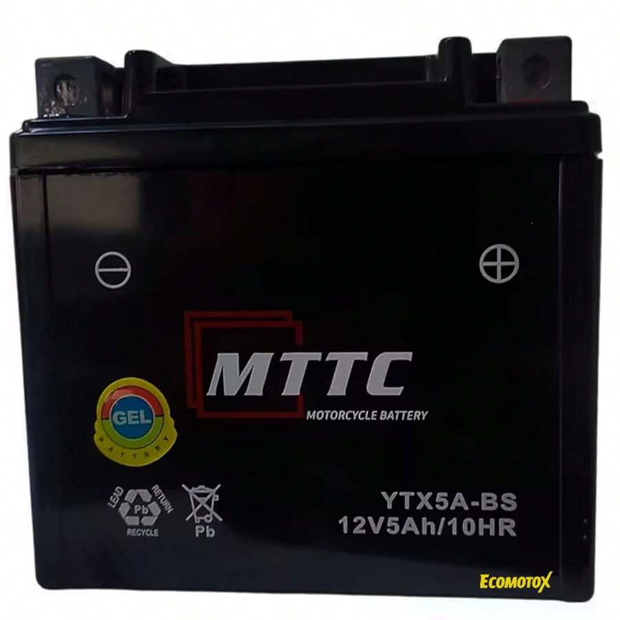 Batería de Gel YTX5L-BS 12V para Motocicleta