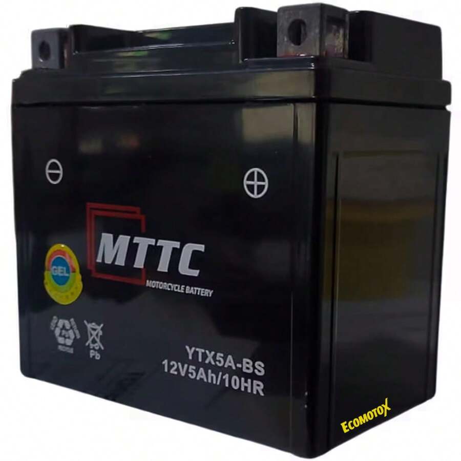 Batería de Gel YTX5L-BS 12V para Motocicleta