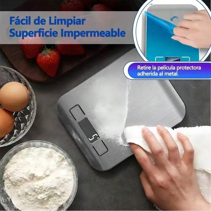 Balanza digital para cocina con soporte