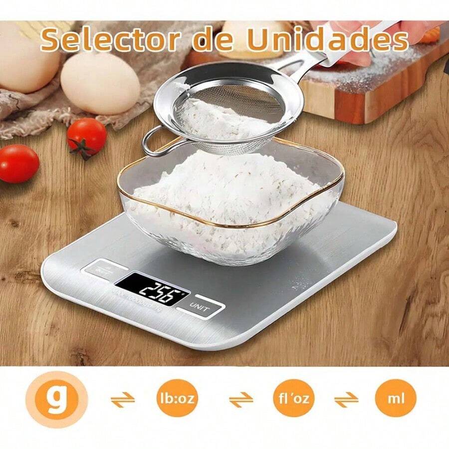Balanza digital para cocina con soporte