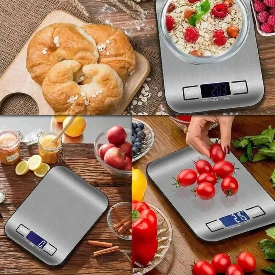 Balanza digital para cocina con soporte