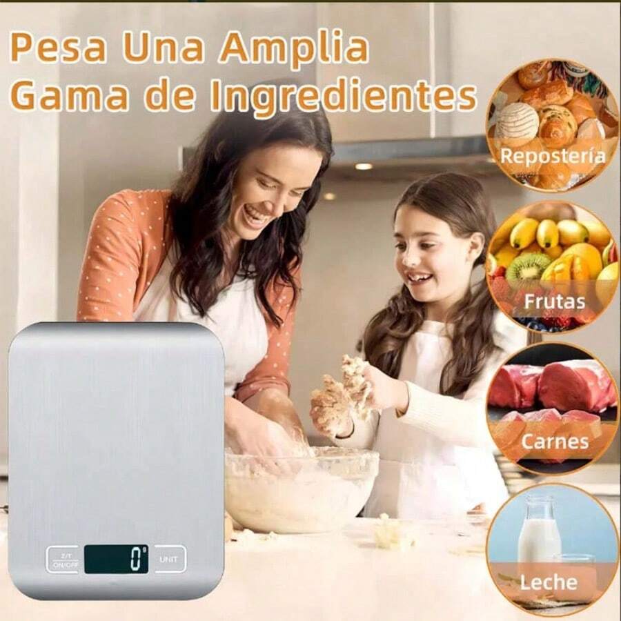 Balanza digital para cocina con soporte