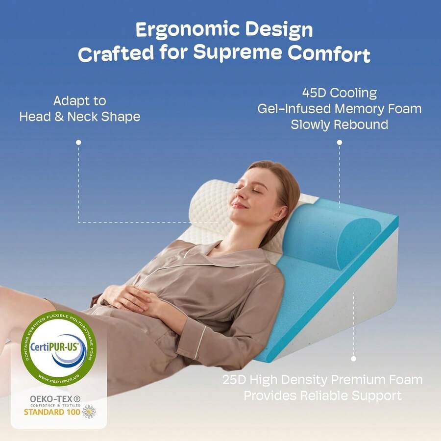 Simpledad Almohada de cuña