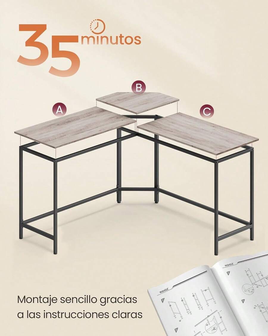 Escritorio en L para Computadora