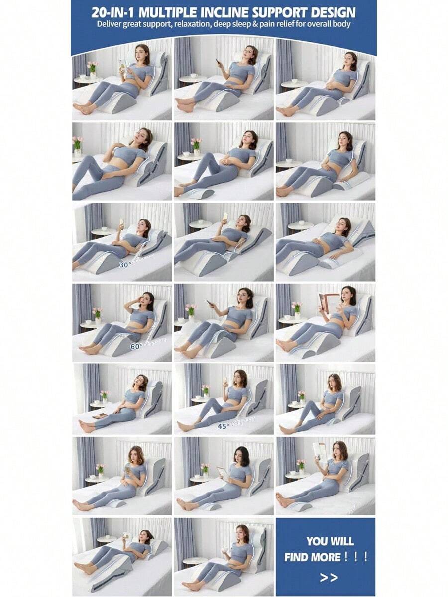 Simpledad Almohada de cuña
