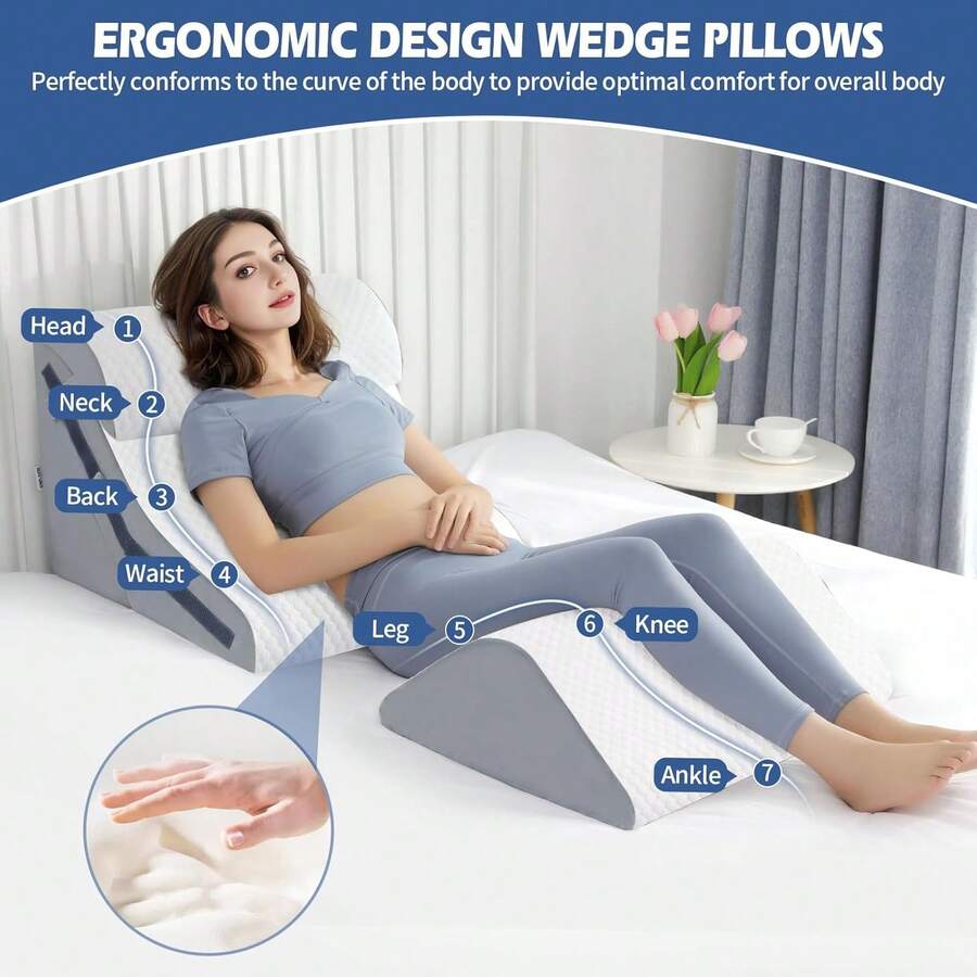 Simpledad Almohada de cuña