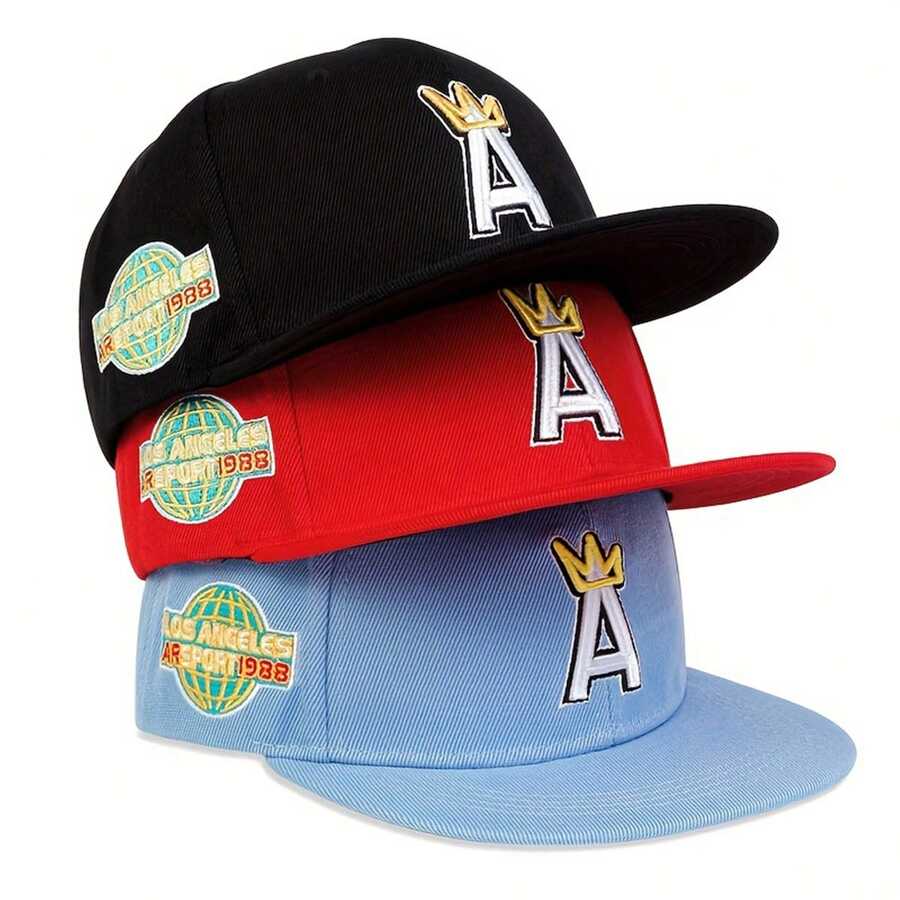 Gorra de béisbol con bordado de letra R