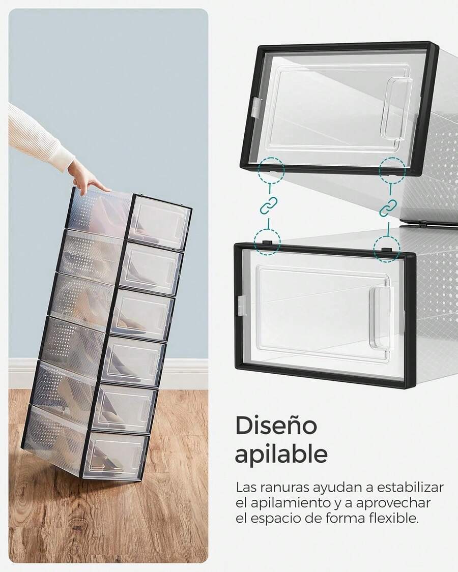 Cajas de Zapatos Plástico