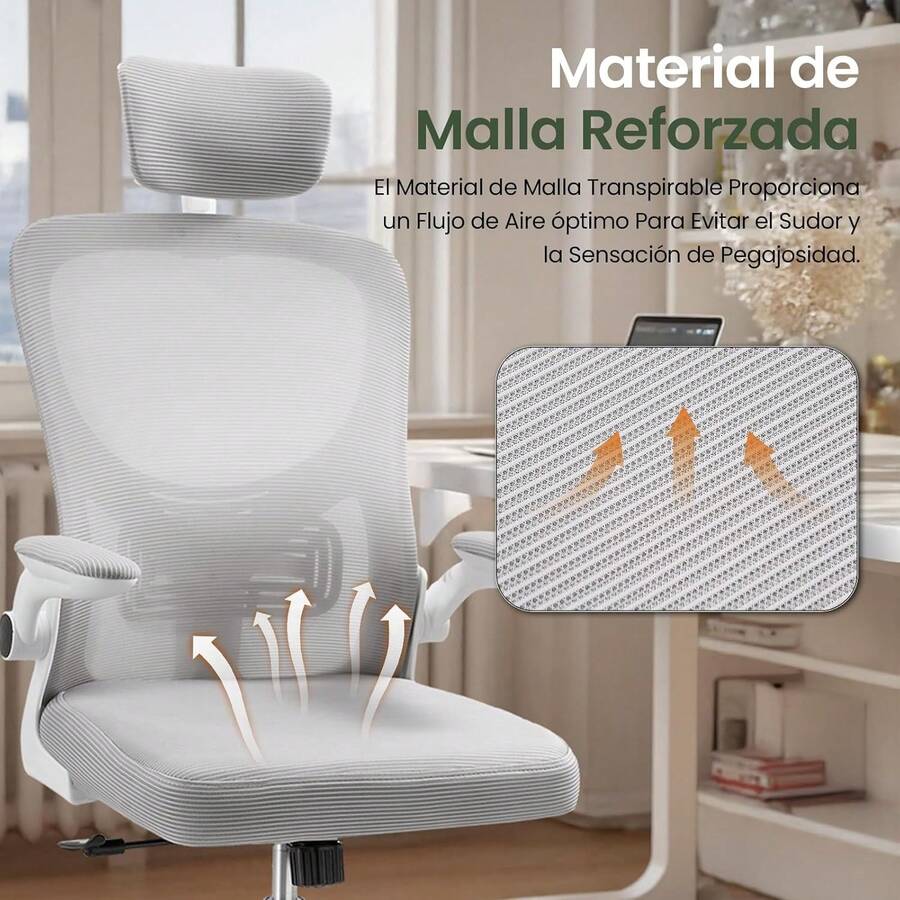 Silla Oficina con Altura Ajustable
