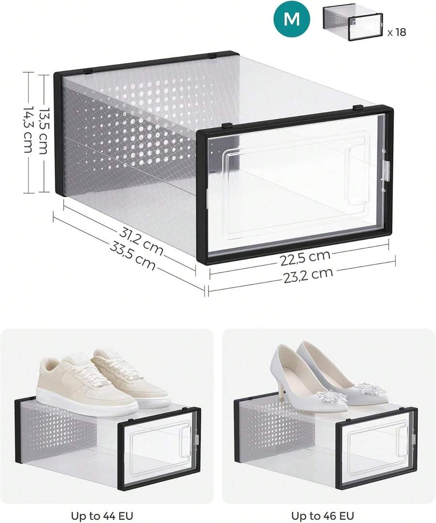 Cajas de Zapatos Plástico