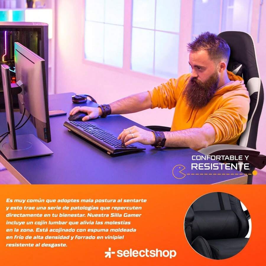 Silla Gamer Reclinable