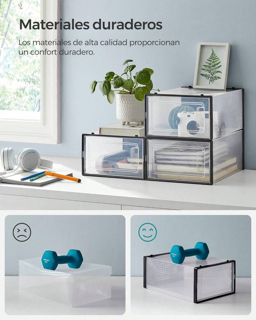 Cajas de Zapatos Plástico