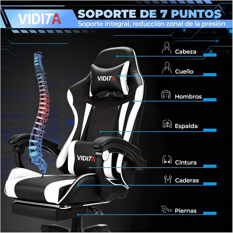 Silla ergonómica Gamer