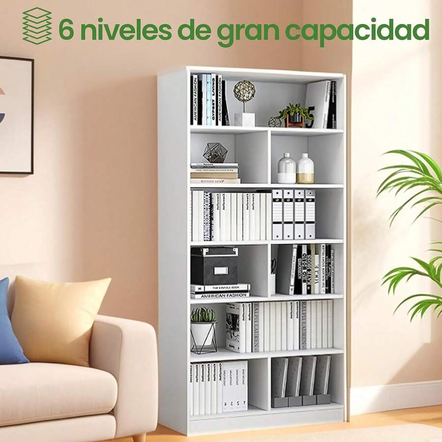 Librero de 6 Niveles
