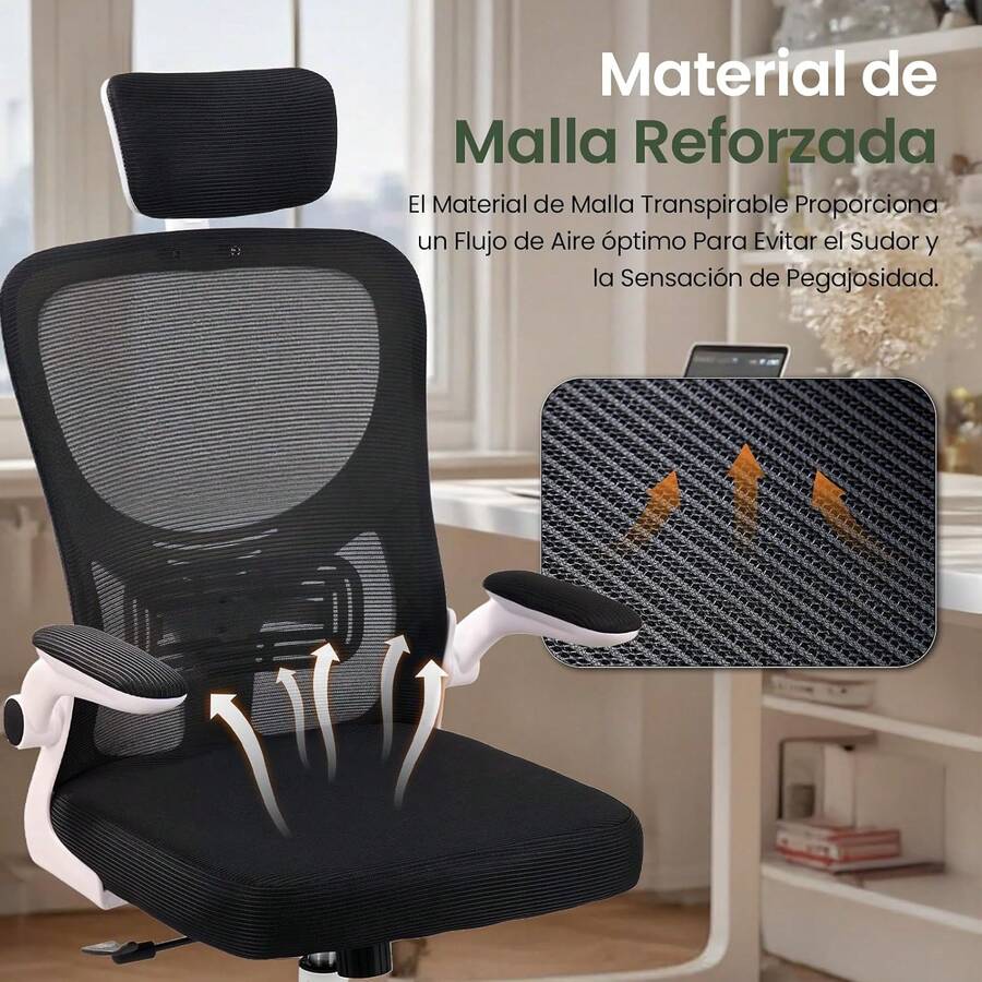 Silla Oficina con Altura Ajustable