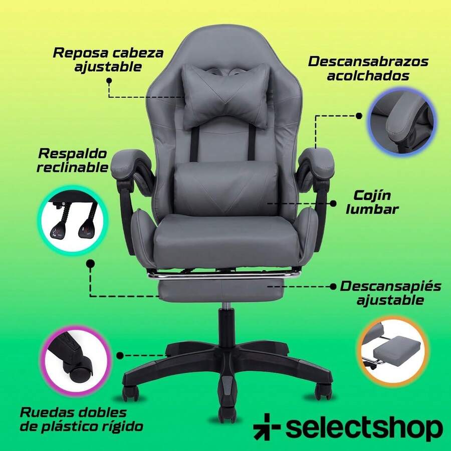 Silla Gamer Reclinable