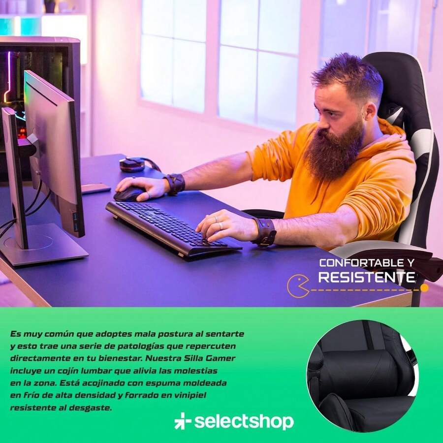 Silla Gamer Reclinable