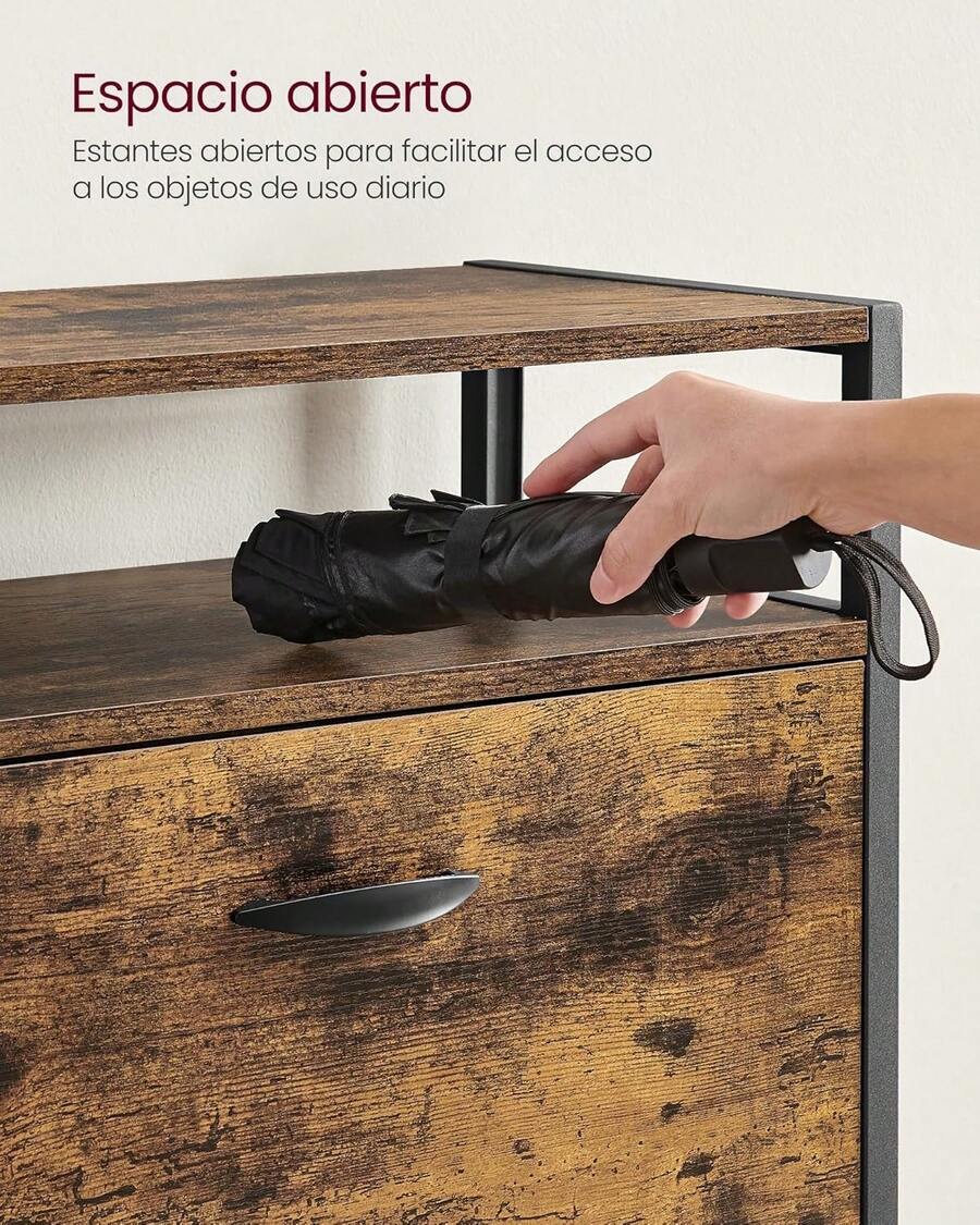 VASAGLE - Gabinete de Zapatos