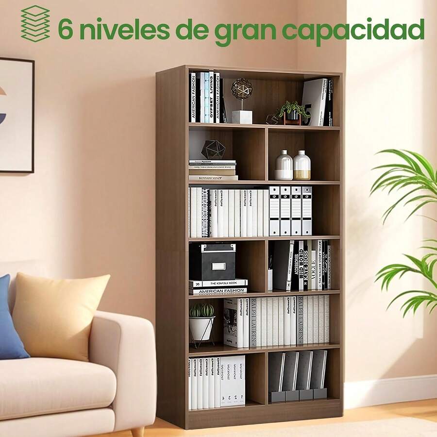 Librero de 6 Niveles