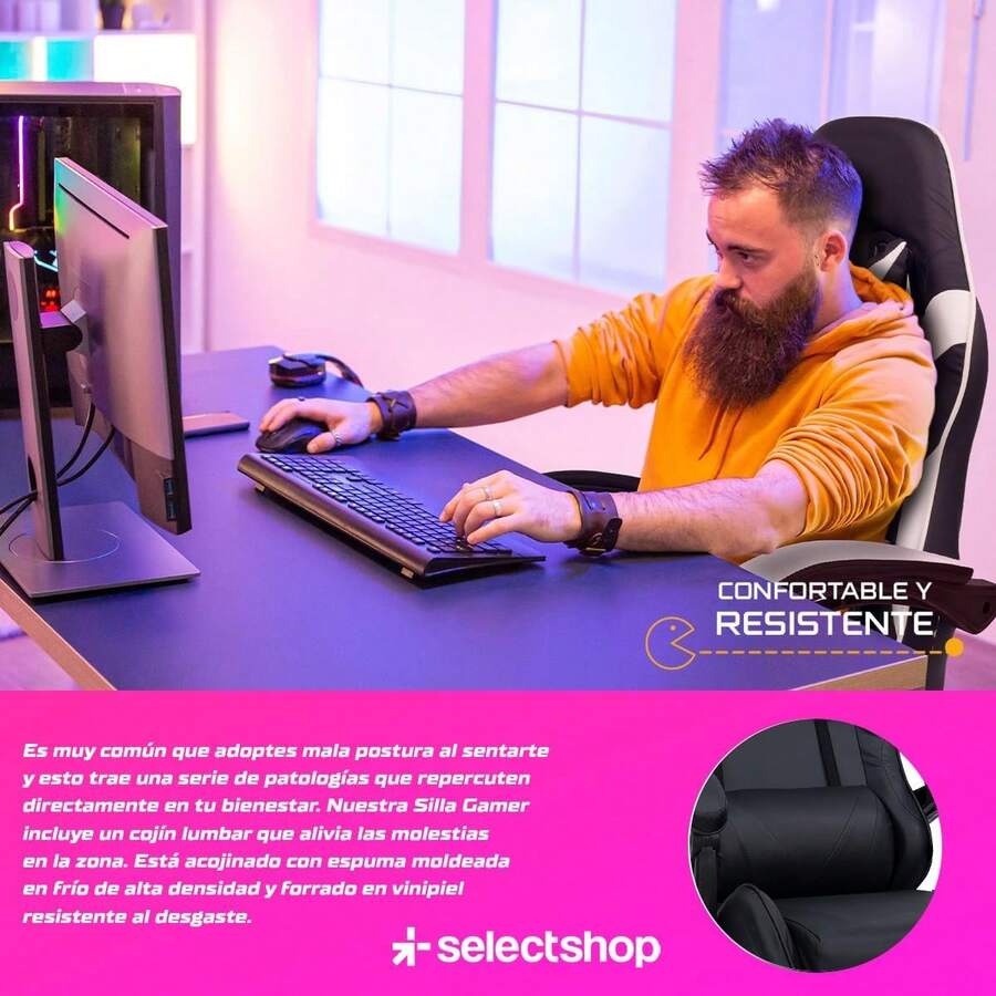 Silla Gamer Reclinable