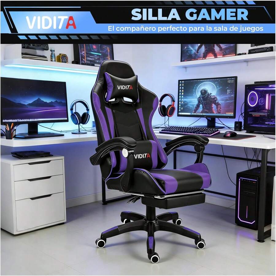Silla ergonómica Gamer