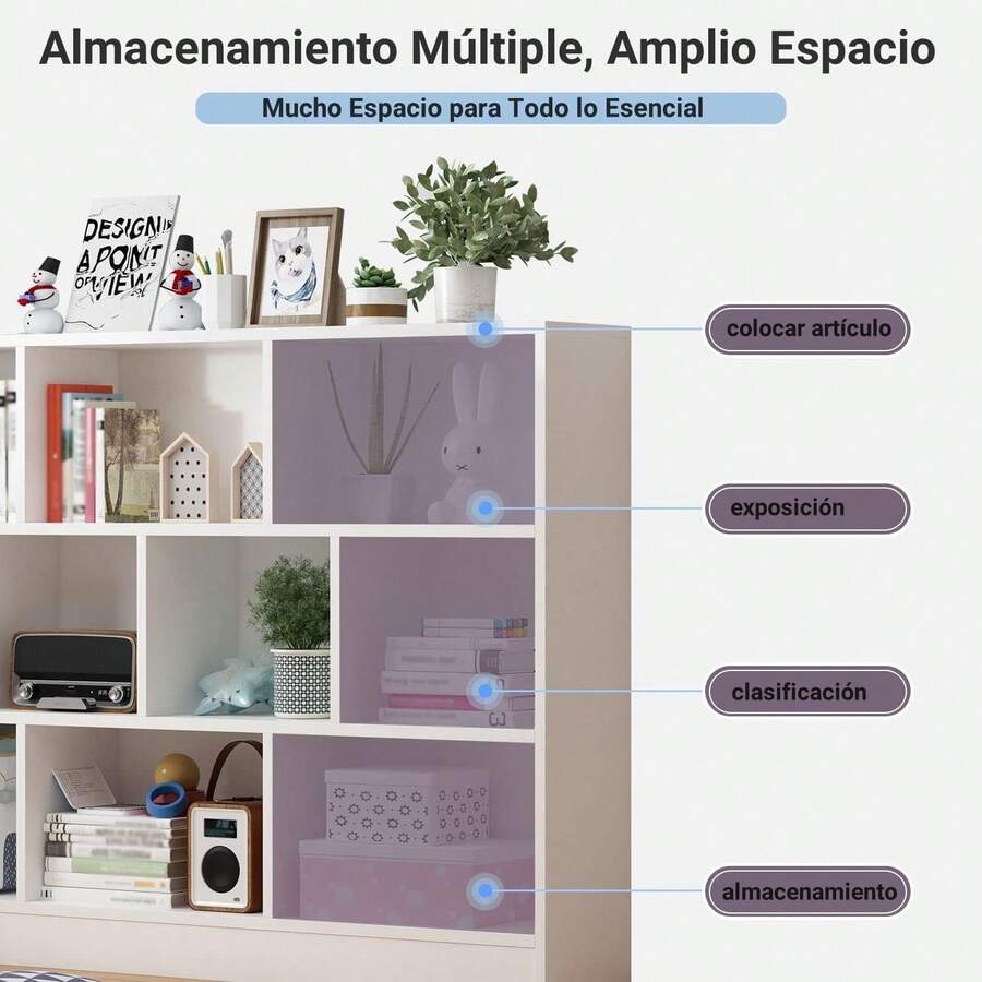 Librero de 10 Compartimentos