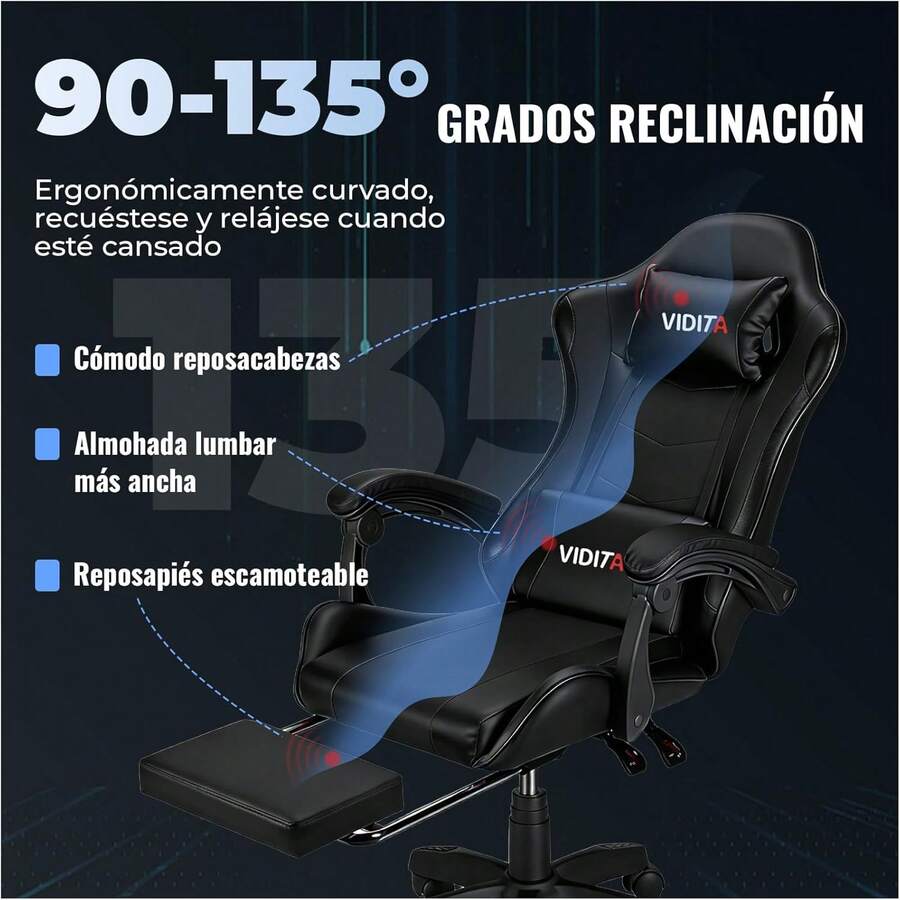 Silla ergonómica Gamer